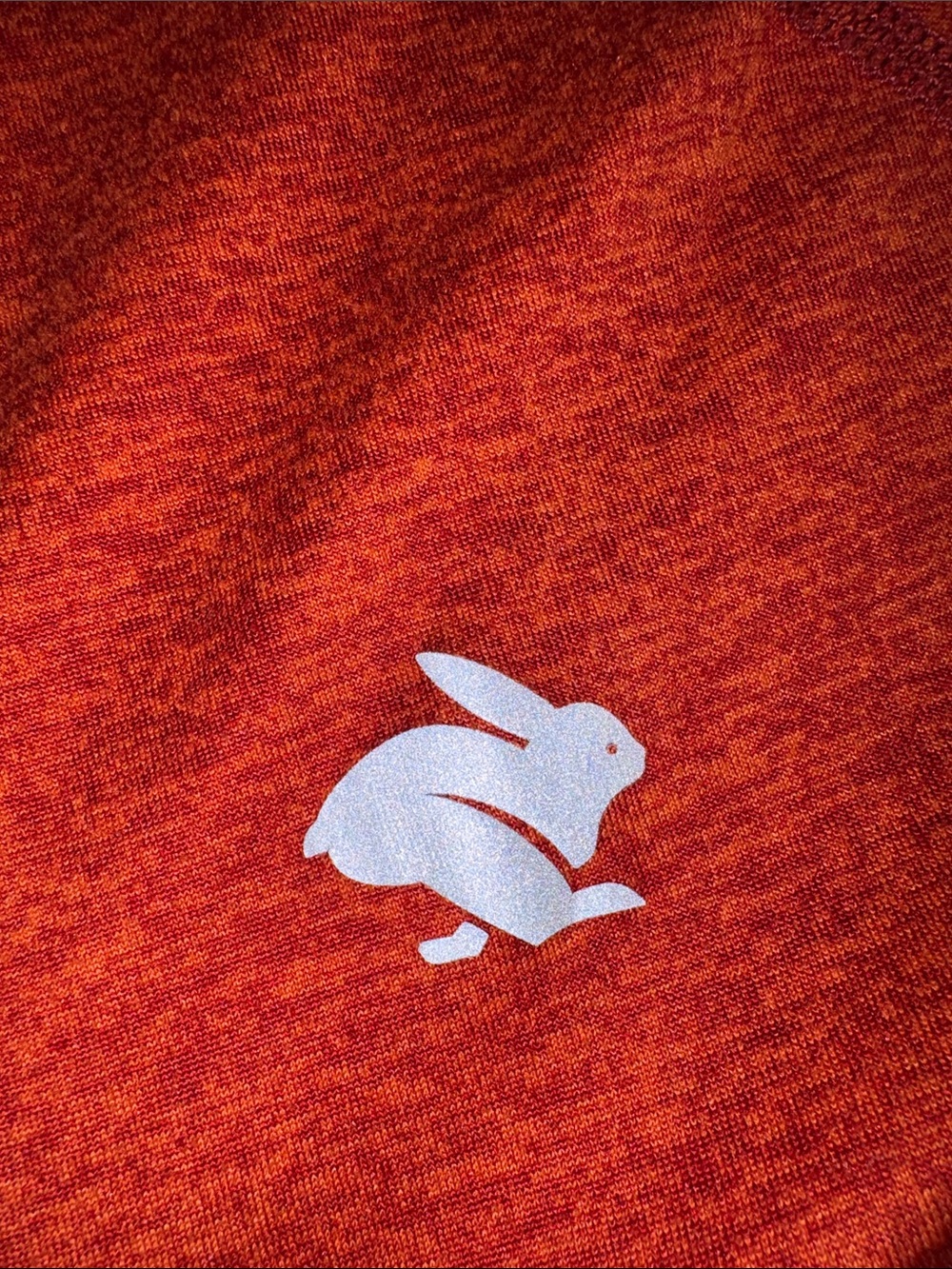 Rabbit running Men's Red Performance Shirt size medium - Picture 3 of 6